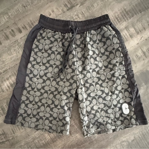 Coach Gray Patterned Lightweight Jacket/Used - Picture 5 of 5